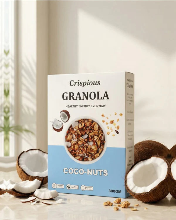 Bundle of 2 - Buy any two Crispious Granola (300gms) of your choice
