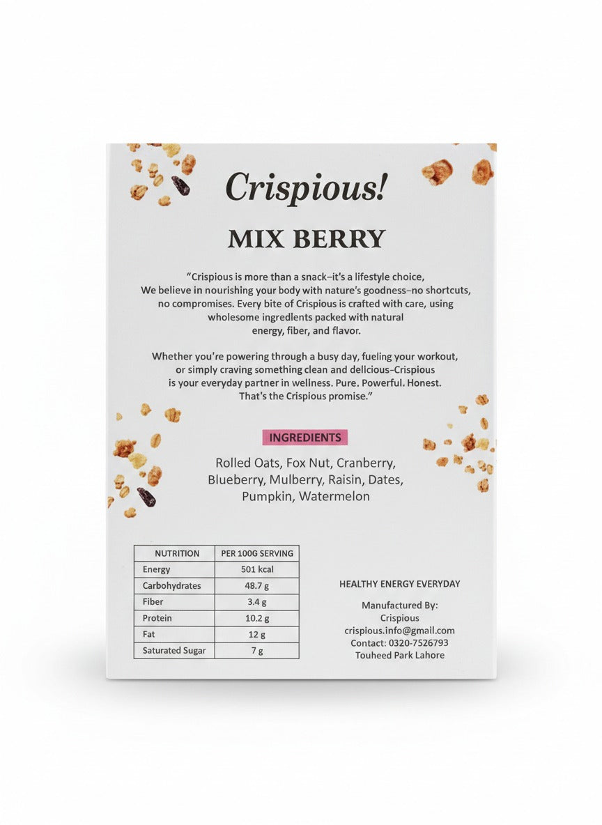 Crispious Mix Berry Granola