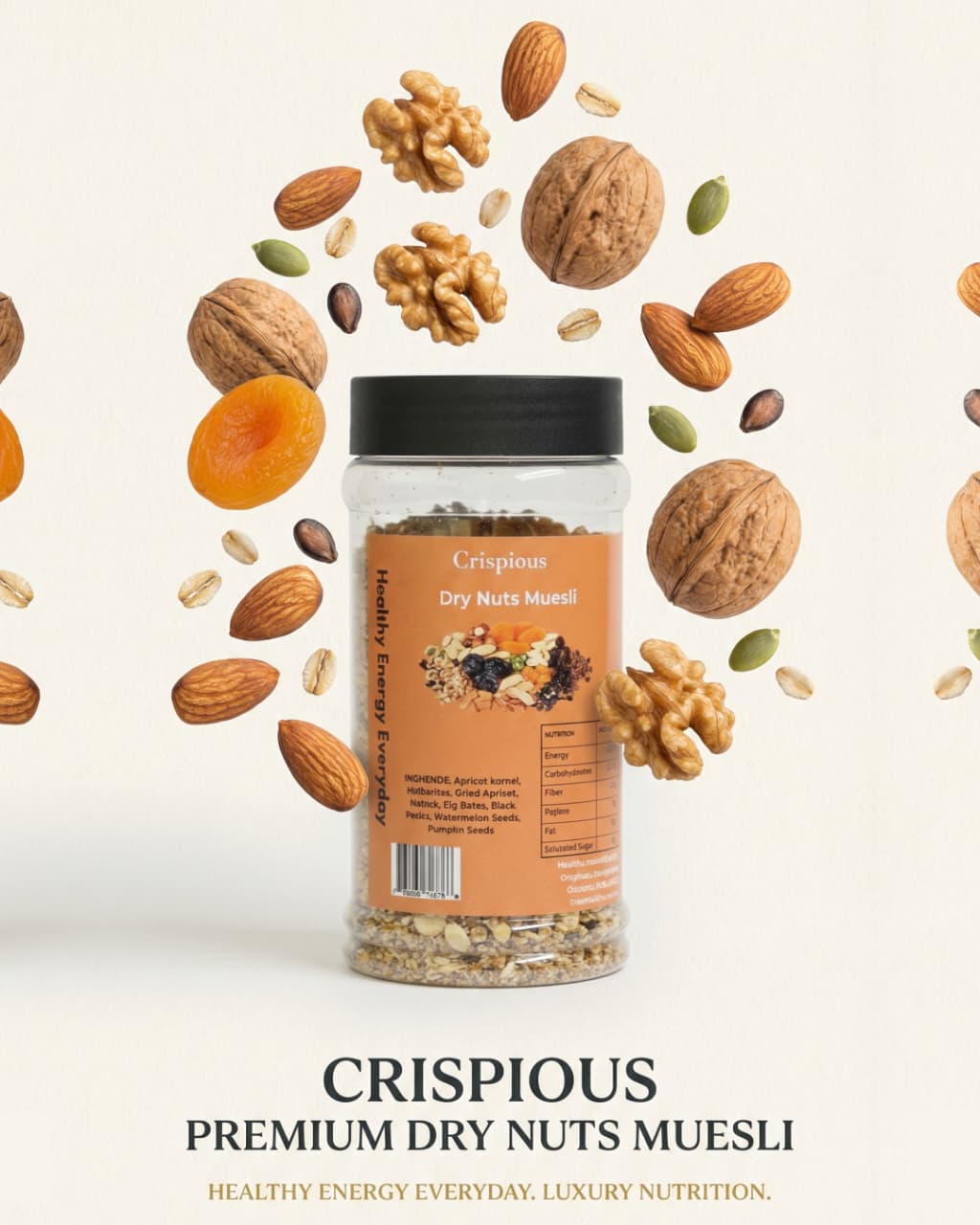 Crispious Dry Nuts Muesli