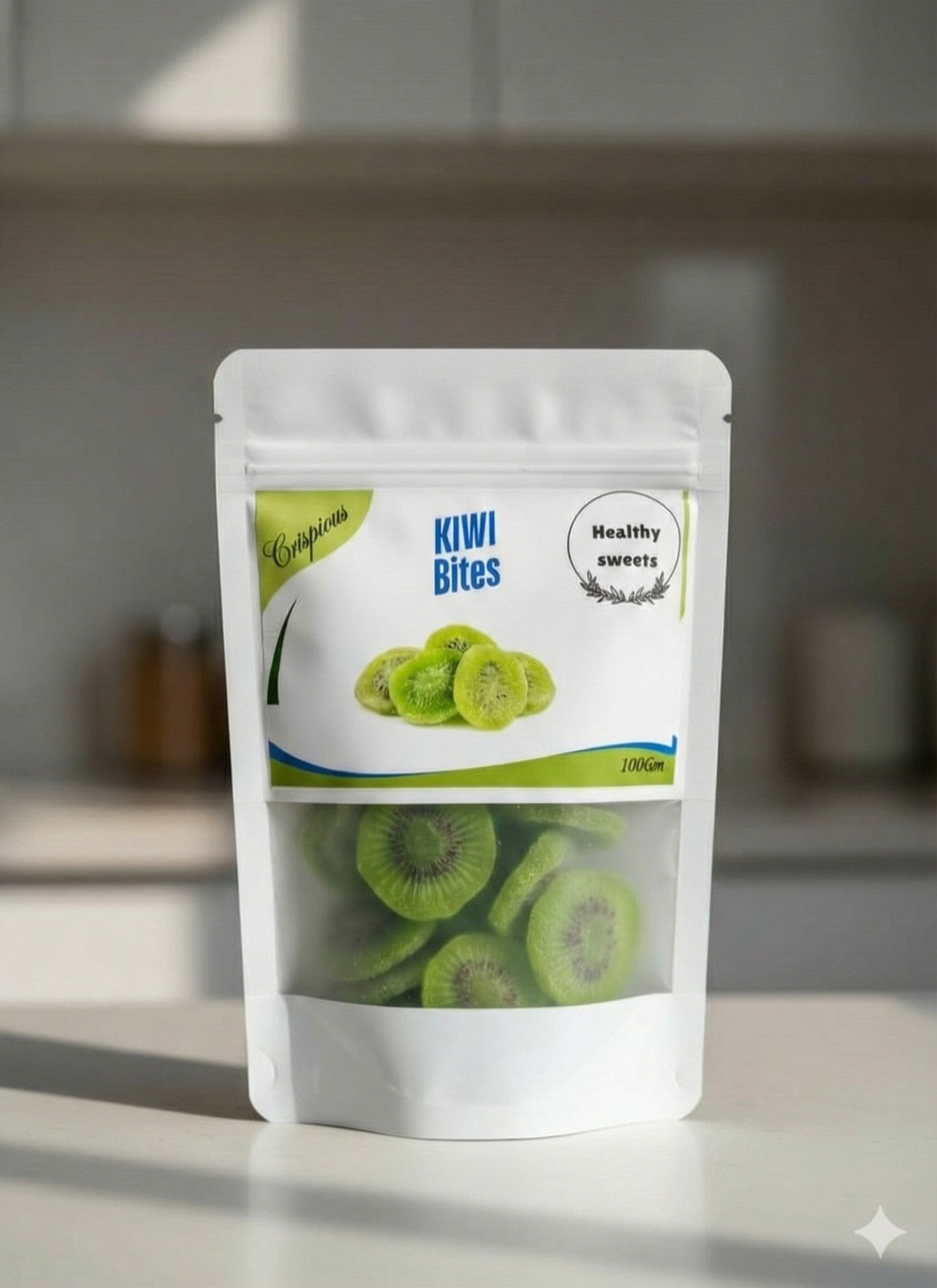 Crispious Kiwi Bites – Healthy & Naturally Sweet Snack (100g)