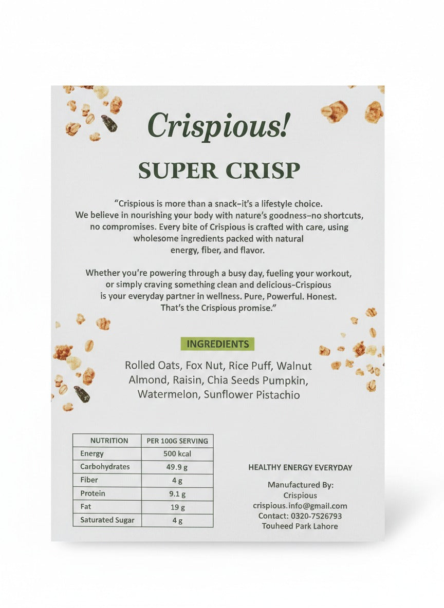 Crispious Super Crisp Granola