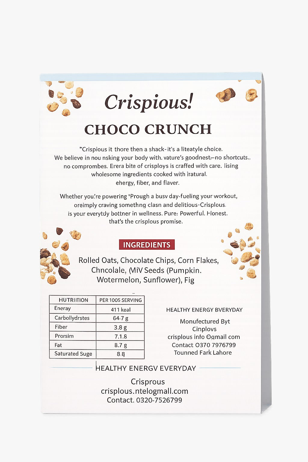 Crispious Choco-Nuts Granola