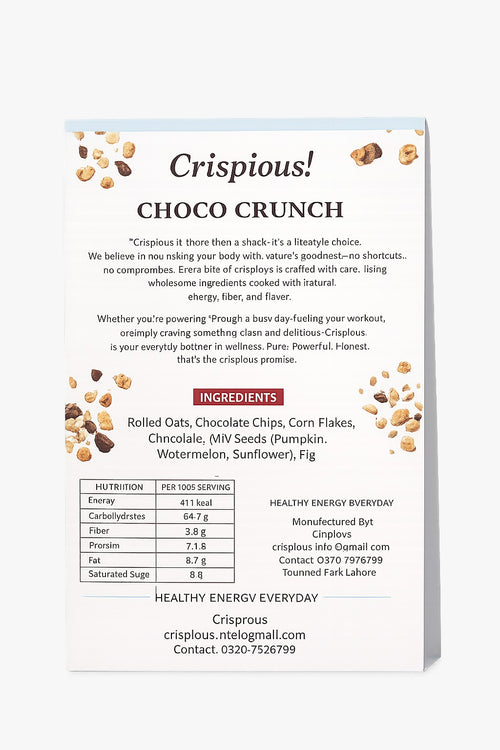 Crispious Choco-Nuts Granola