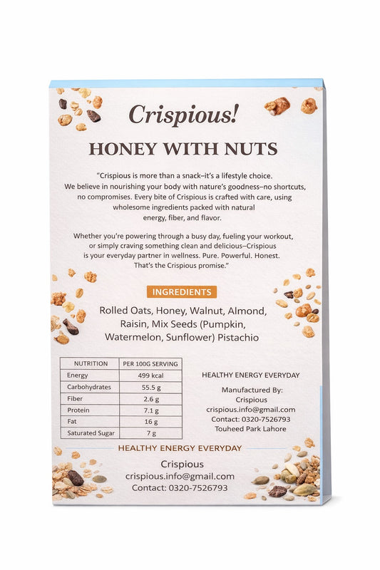Crispious Honey with Nuts Granola