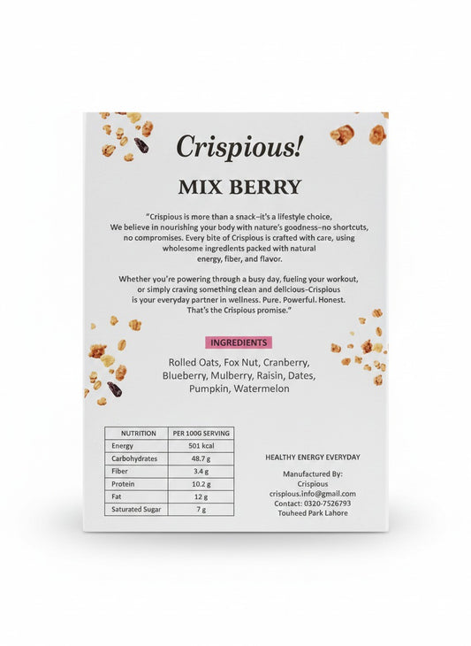 Crispious Mix Berry Granola